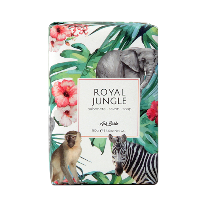 Ach. Brito Ach Brito Royal Jungle Soap 160g Bar Soap Light Gray