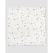 Be A Heart Saint Francis Muslin Swaddle Baby Blanket Swaddle White Smoke