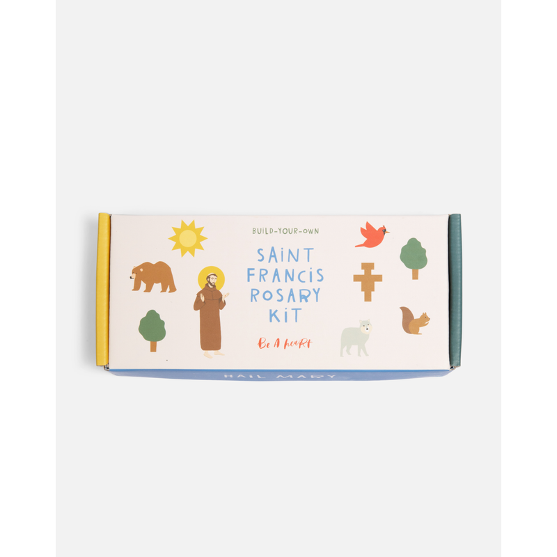 Be A Heart St. Francis DIY Rosary Kit rosary kit Misty Rose