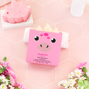 Spongellé Sally Stegosaurus | Spongeasaurus Dinosaur Buffer Body Wash Infused Buffer Pink