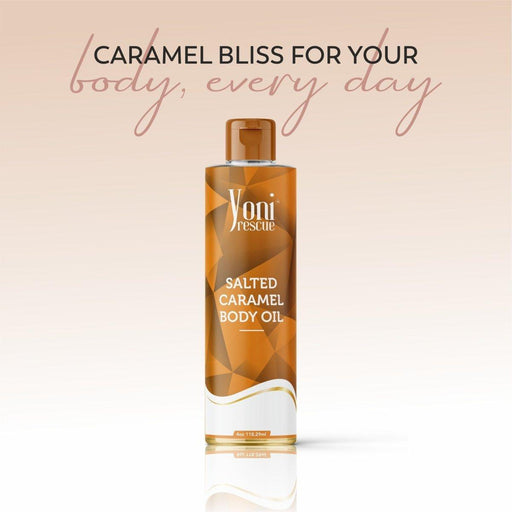 yoni rescue Salted Caramel Body Oil Body Oil White Smoke 4oz