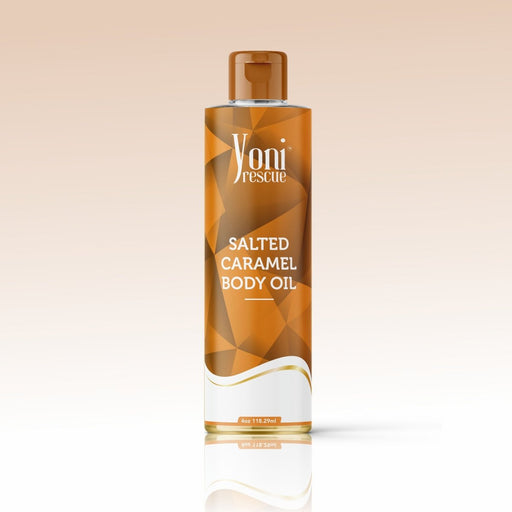 yoni rescue Salted Caramel Body Oil Body Oil White Smoke 4oz