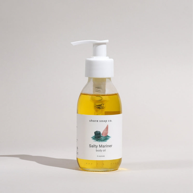 Shore Soap Co. Salty Mariner Body Oil Body Oil Light Gray
