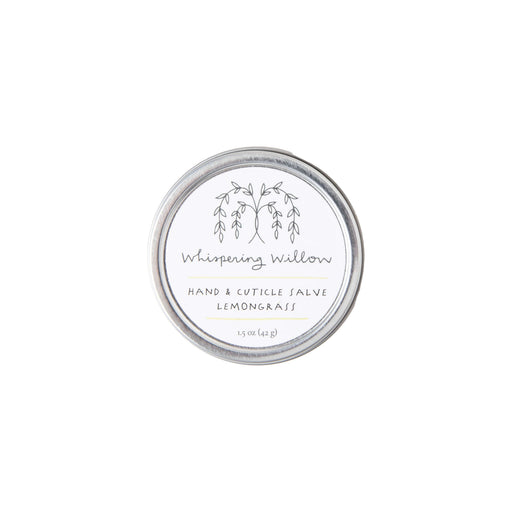 Whispering Willow Lemongrass Hand & Cuticle Salve Lotion White Smoke
