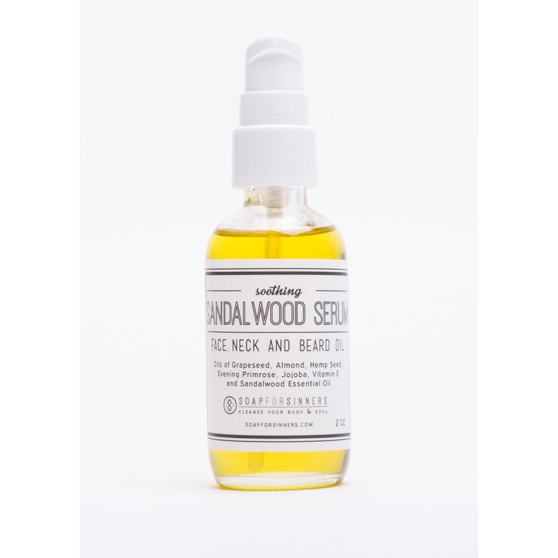 Soap for Sinners Sandalwood Serum - 2oz White Smoke