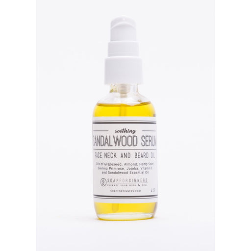 Soap for Sinners Sandalwood Serum - 2oz White Smoke