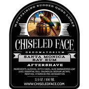 Chiseled Face Santa Monica Bay Rum - Aftershave Splash Aftershave Black