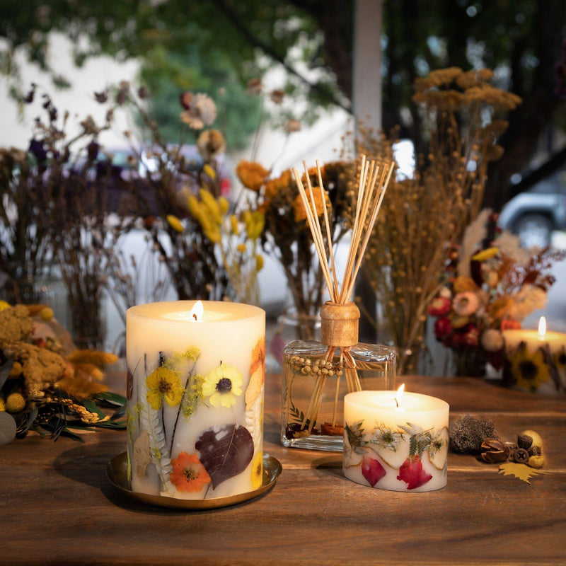 Rosy Rings Signature Botanical Candle - Honey Tobacco Medium Botanical Candle Dark Slate Gray