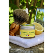 Martin de Candre Martin de Candre Agrumes Citrus Collection Shaving Soap Shaving Soap Dark Olive Green Glass Bowl 50g