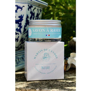 Martin de Candre Martin de Candre Unscented Nature Collection Shaving Soap Shaving Soap Dark Slate Gray Glass Bowl 200g