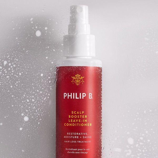 Philip B Philip B. Scalp Booster Leave - In Conditioner 4.23 oz Leave-In Conditioner Gray