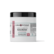 Curls & Potions Chebula & Green Tea Scalp Revival Follicle Stimulating Scrub HAIR conditioner Light Gray