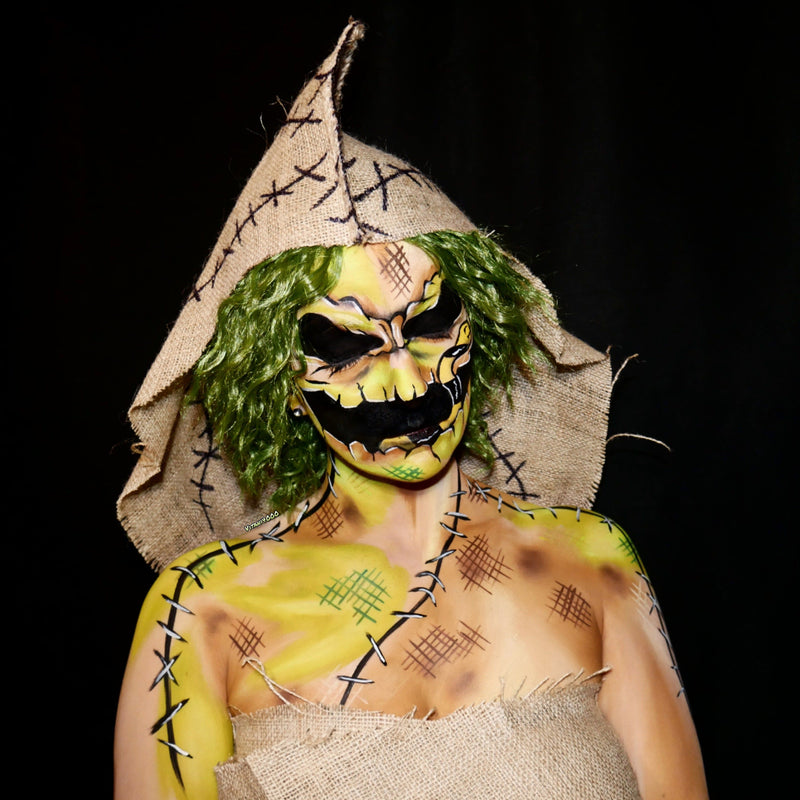 Graftobian Make-Up Company ProPaint™ Face and Body Paint Dark Khaki Crimson Red,White Swan,Raven Black,Catalina Blue,Buttercup Yellow,Mantis Green,Orange Sunset,Wild Violet,Tickled Pink,Tropic Teal,Fuzzy Bear Brown,Graveyard Grey,Mega Genta,Eggplant,Second Skin,Aztec Turquoise,Light Yellow,Alien Green,Mint Green,Forest Gr