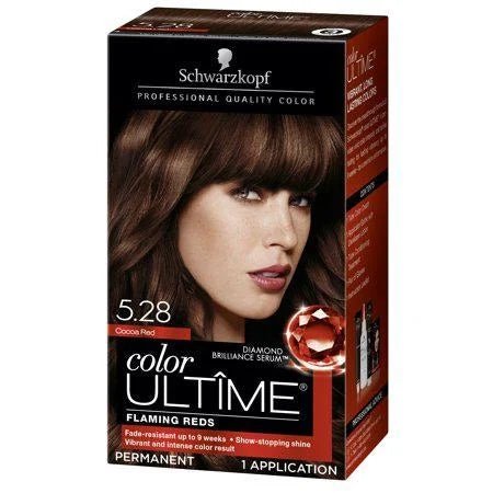 VIP Extensions Schwarzkopf Color Ultime Permanent Hair Color Cream, Red Permanent Hair Color Black