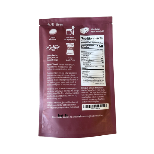 gfJules gfJules Gluten Free British Scones Mix Saddle Brown Pack of 1,Case of 6