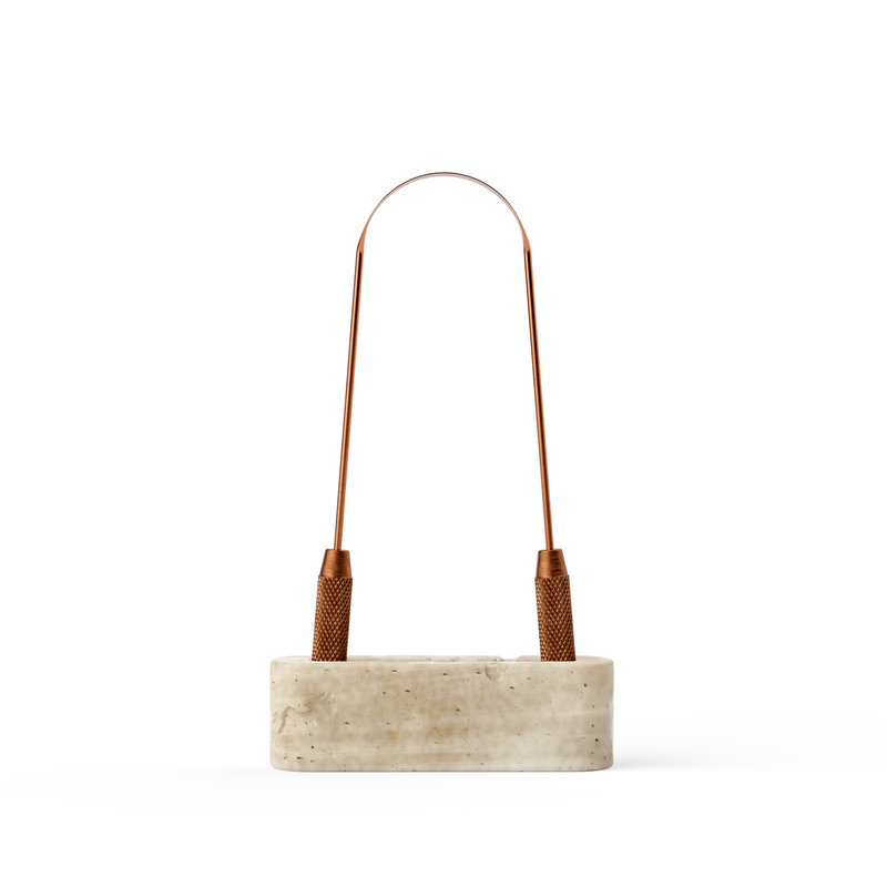 KÖPPEN Copper Tongue Scraper + Stone Holder Black Just for Me - 1,Just for Us - 2,Home & Away - 3,The Household Set - 4
