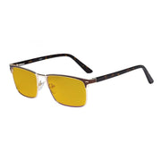 eyekeeper.com Screen Protection Glasses Blue Light Blocking Eyeglasses LX19010-BB90 Eyeglasses White Smoke Brown / without magnification