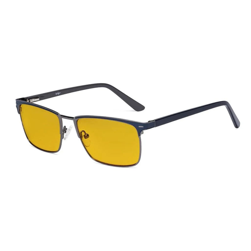 eyekeeper.com Screen Protection Glasses Blue Light Blocking Eyeglasses LX19010-BB90 Eyeglasses White Smoke Blue / without magnification
