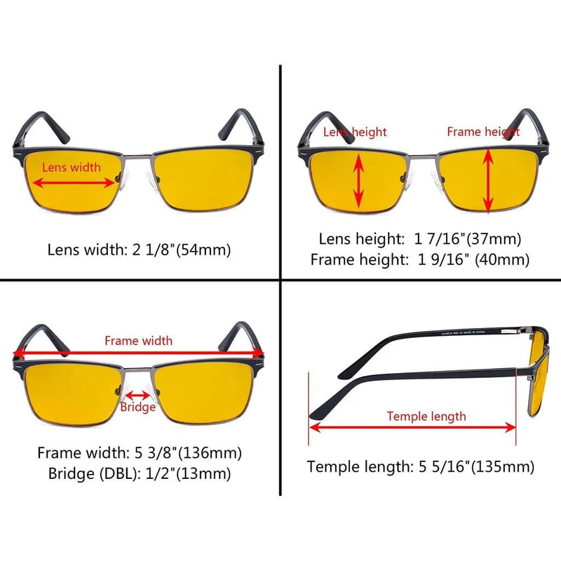 eyekeeper.com Screen Protection Glasses Blue Light Blocking Eyeglasses LX19010-BB90 Eyeglasses White Smoke Black / without magnification,Blue / without magnification,Brown / without magnification