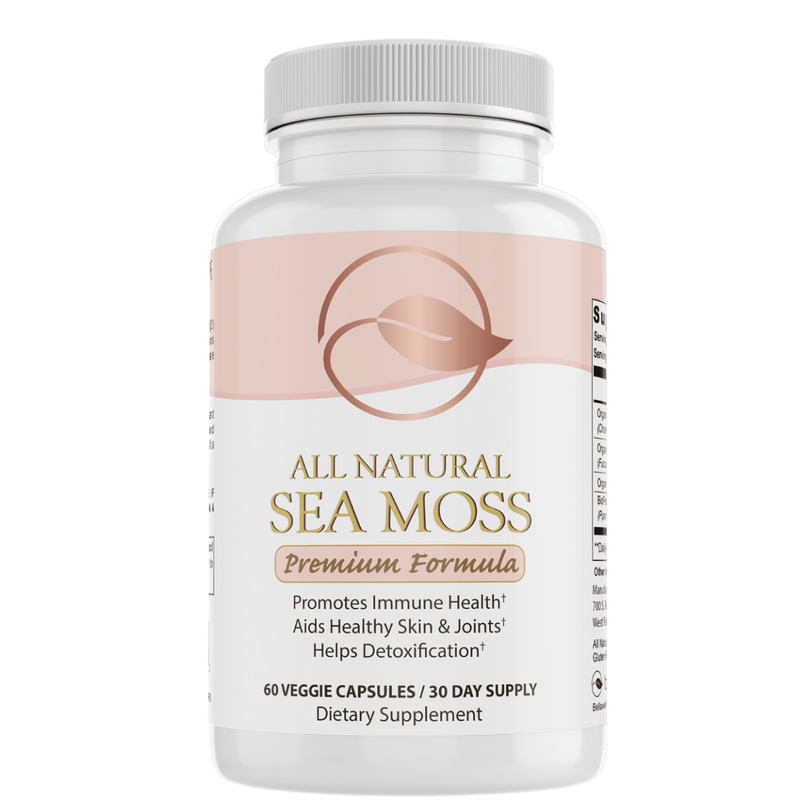 Bellawell Health Sea Moss Superfood for Women's Wellness Capsules Lavender