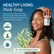Snap Supplements Irish Sea Moss w/ Iodine Energy Support - Buy 2, Get 1 FREE! hidden Steel Blue