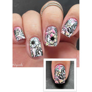 UberChic Beauty Secret Garden-03 Stamping Plate Rosy Brown