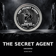Badass Beard Care The Secret Agent Beard Balm BALM Black