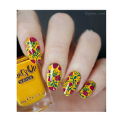 UberChic Beauty Secret Garden-03 Stamping Plate Rosy Brown