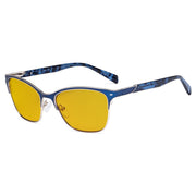 eyekeeper.com Trendy Blue Light Blocking Eyeglasses LX19037-BB90 Eyeglasses Dark Slate Gray Blue / without magnification