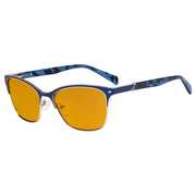 eyekeeper.com Trendy Blue Light Blocking Eyeglasses LX19037-BB98 Eyeglasses Dark Slate Gray Blue / without magnification