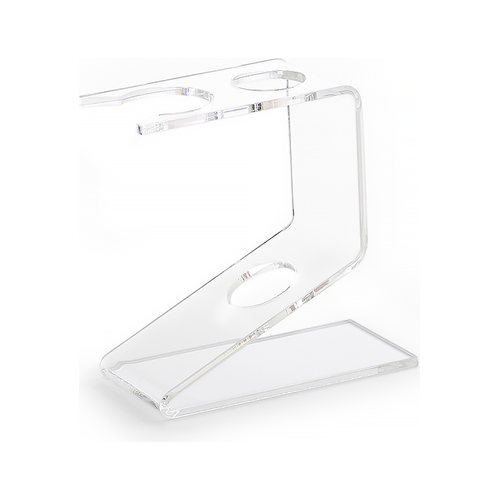 Semogue Semogue 0030 Clear Acrylic Shaving Brush Stand Shaving Brush Stand White Smoke
