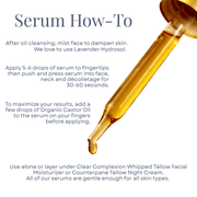 Clara & Fritz Tallow Shop The Serum Trio Serum or Oil White Smoke