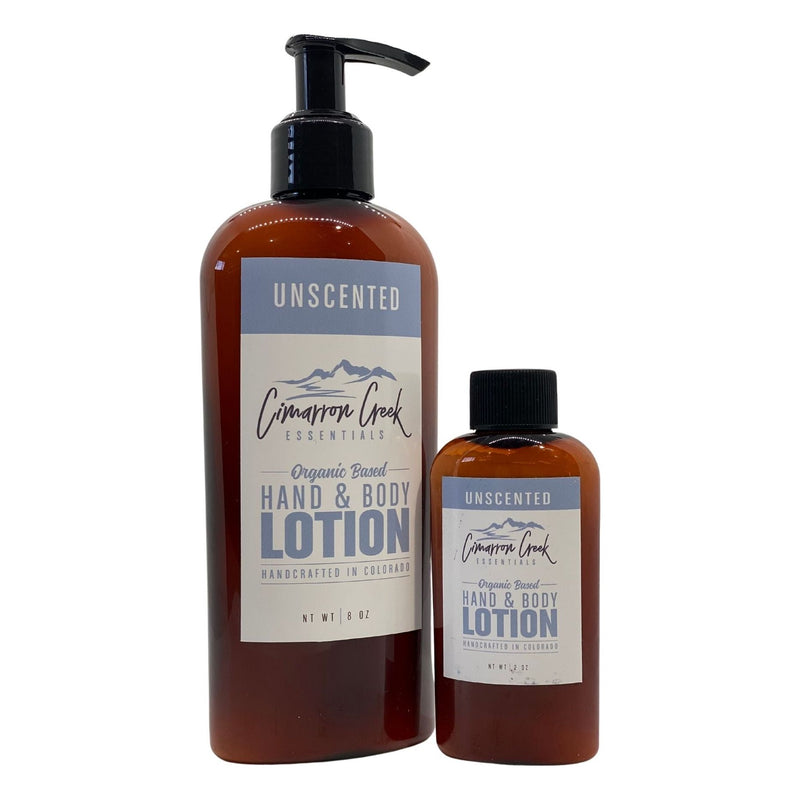Cimarron Creek Essentials Unscented Hand & Body Lotion Lotion & Moisturizer Dark Slate Gray 8oz - Plastic Bottle,8oz- Glass Bottle,2oz