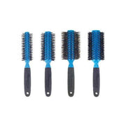 Creative Pro Hair Tools Azzurro Wood  Barrel Round Boar Bristle Hair Brush Hair Brush White Smoke Set of all four sizes