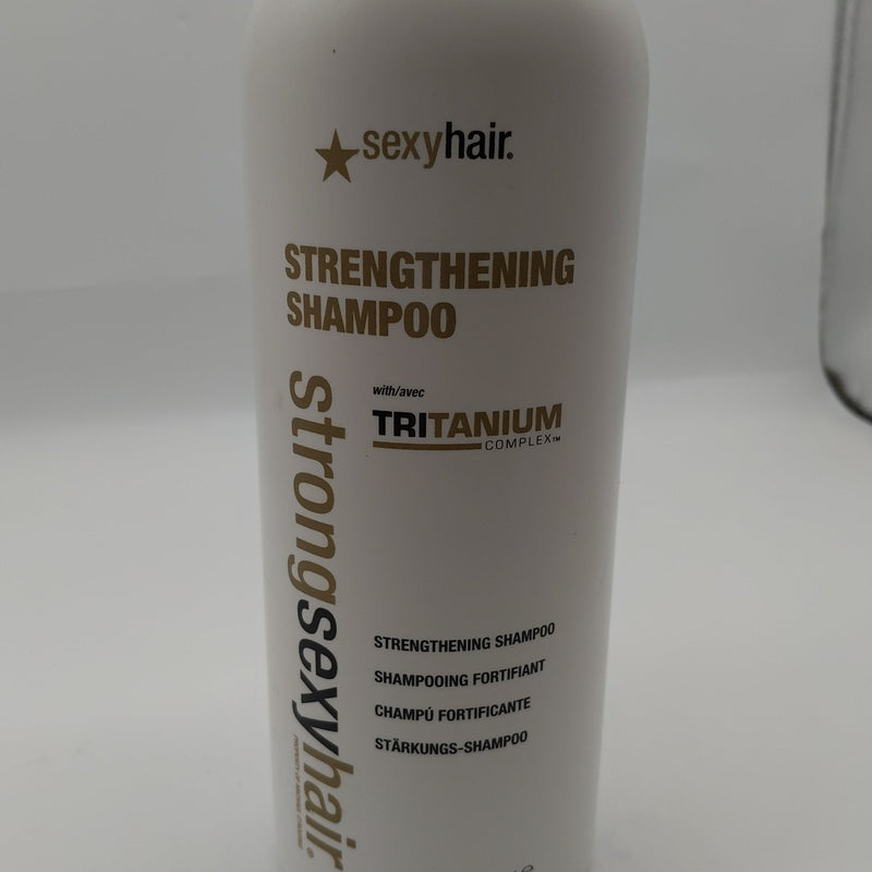 VIP Extensions Sexy Hair Strong Sexy Hair Strengthening Conditioner Tritanium 33.8 oz Conditioner Dark Gray