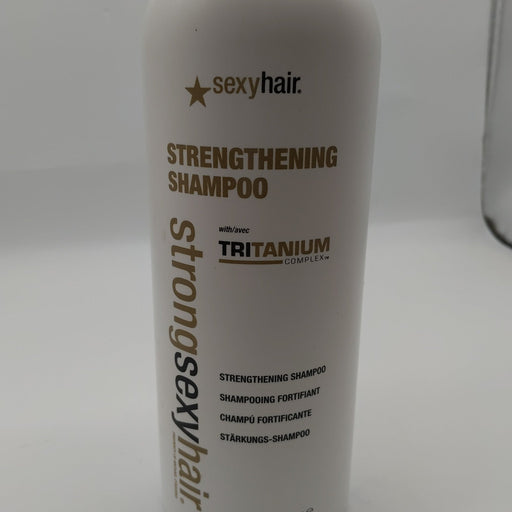 VIP Extensions Sexy Hair Strong Sexy Hair Strengthening Conditioner Tritanium 33.8 oz Conditioner Dark Gray