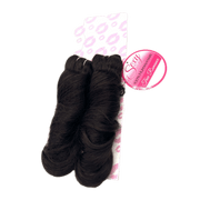 VIP Extensions Sexy True Romance 100% Human Hair Hair Extension Black 12'' / 2