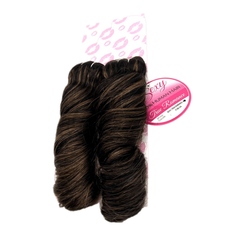 VIP Extensions Sexy True Romance 100% Human Hair Hair Extension Black 14'' / F1B/30