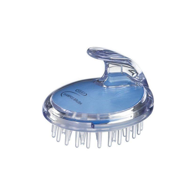 KENT KENT Shampoo and Massage Brush Blue Hair Brush Light Slate Gray