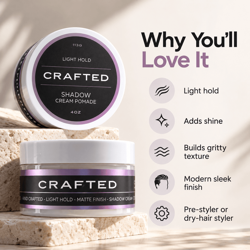 TheSalonGuy SHADOW Cream Pomade Haircare Misty Rose
