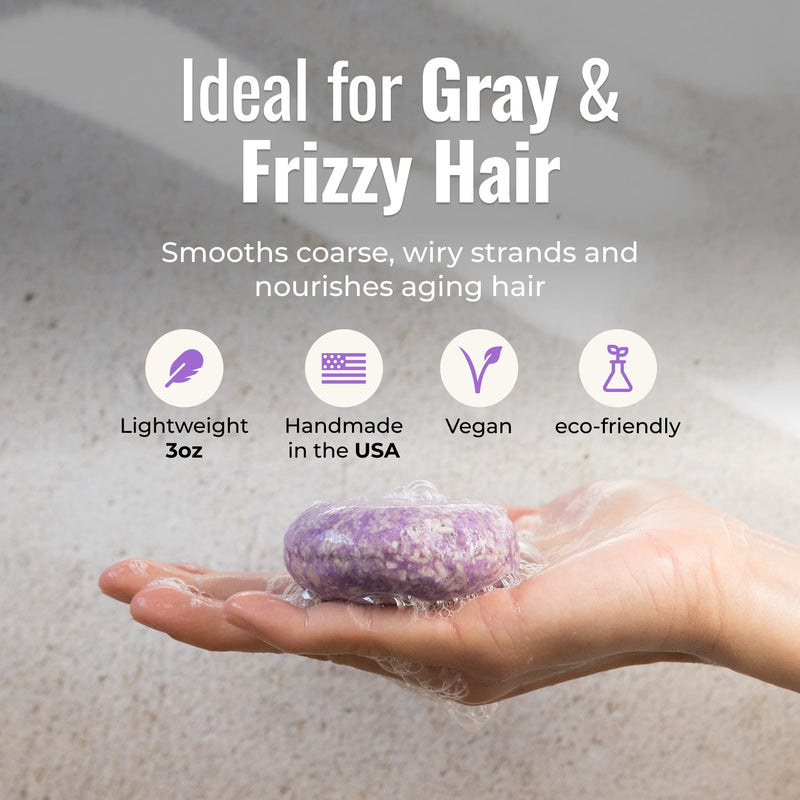 ZeroWasteStore.com Shampoo & Conditioner Bar Duo Shampoo & Conditioner Sets Dark Gray Bloom with Castor Oil,Sunshine,Driftwood,Oasis,Maui Melon,Sunkissed,Blossom,Cobalt,Peppermint Breeze,Simply Unscented,Earth,Seasonal Harvest