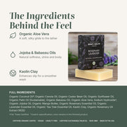Chagrin Valley Soap & Salve Shampoo Bar: Rosemary Lavender Shampoo Bar Seashell Full Bar 5.6 oz,Travel Size Bar 1.7 oz