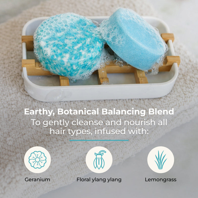 ZeroWasteStore.com Shampoo & Conditioner Bar Duo Shampoo & Conditioner Sets Dark Gray Bloom with Castor Oil,Sunshine,Driftwood,Oasis,Maui Melon,Sunkissed,Blossom,Cobalt,Peppermint Breeze,Simply Unscented,Earth,Seasonal Harvest
