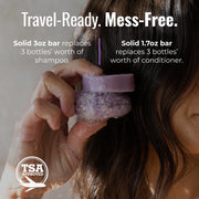 ZeroWasteStore.com Shampoo & Conditioner Bar Duo Shampoo & Conditioner Sets Black Bloom with Castor Oil,Sunshine,Driftwood,Oasis,Maui Melon,Sunkissed,Blossom,Cobalt,Peppermint Breeze,Simply Unscented,Earth,Seasonal Harvest