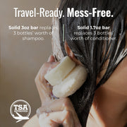 ZeroWasteStore.com Shampoo & Conditioner Bar Duo Shampoo & Conditioner Sets Slate Gray Bloom with Castor Oil,Sunshine,Driftwood,Oasis,Maui Melon,Sunkissed,Blossom,Cobalt,Peppermint Breeze,Simply Unscented,Earth,Seasonal Harvest