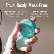 ZeroWasteStore.com Shampoo & Conditioner Bar Duo Shampoo & Conditioner Sets Rosy Brown Bloom with Castor Oil,Sunshine,Blossom,Cobalt,Driftwood,Earth,Maui Melon,Oasis,Peppermint Breeze,Seaside,Sunkissed,Simply Unscented