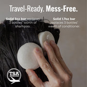 ZeroWasteStore.com Shampoo & Conditioner Bar Duo Shampoo & Conditioner Sets Dim Gray Bloom with Castor Oil,Sunshine,Driftwood,Oasis,Maui Melon,Sunkissed,Blossom,Cobalt,Peppermint Breeze,Simply Unscented,Earth,Seasonal Harvest