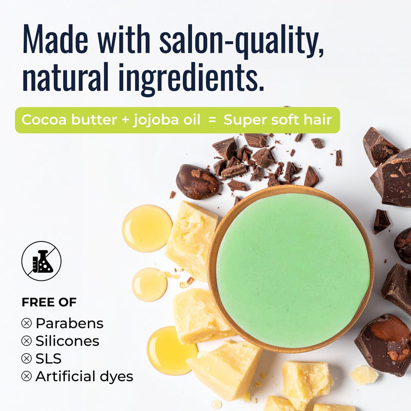 ZeroWasteStore.com Shampoo & Conditioner Bar Duo Shampoo & Conditioner Sets White Smoke Bloom with Castor Oil,Sunshine,Driftwood,Oasis,Maui Melon,Sunkissed,Blossom,Cobalt,Peppermint Breeze,Simply Unscented,Earth,Seasonal Harvest