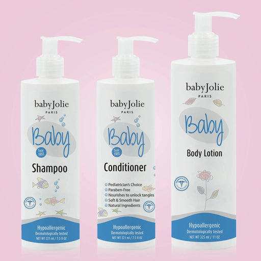 Baby Jolie Paris Shampoo, Conditioner & Lotion | Baby Bundle Baby Shampoo > Baby Conditioner> Baby Body lotion > lotion > baby lotion Lavender