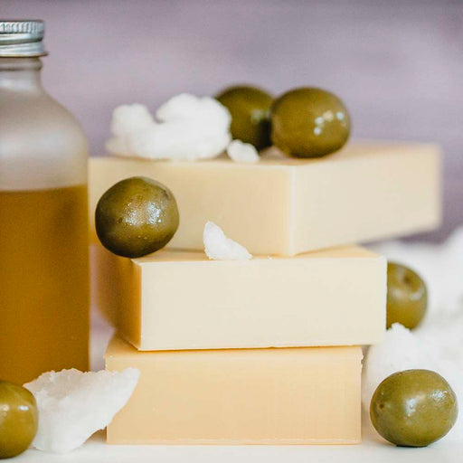 Chagrin Valley Soap & Salve Shampoo Bar: Olive & Babassu Shampoo Bar Gray Travel Size Bar 1.7 oz